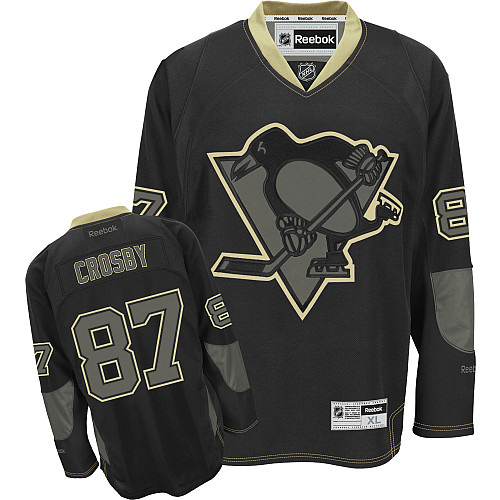 Pittsburgh Penguins Trikot #87 Sidney Crosby Authentic Schwarz Reebok